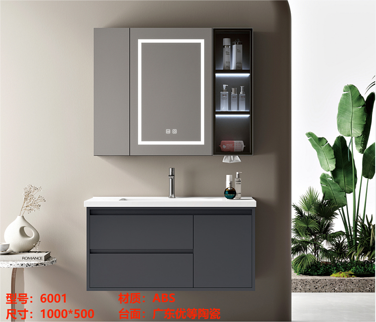 Bathroom vanity model 6001