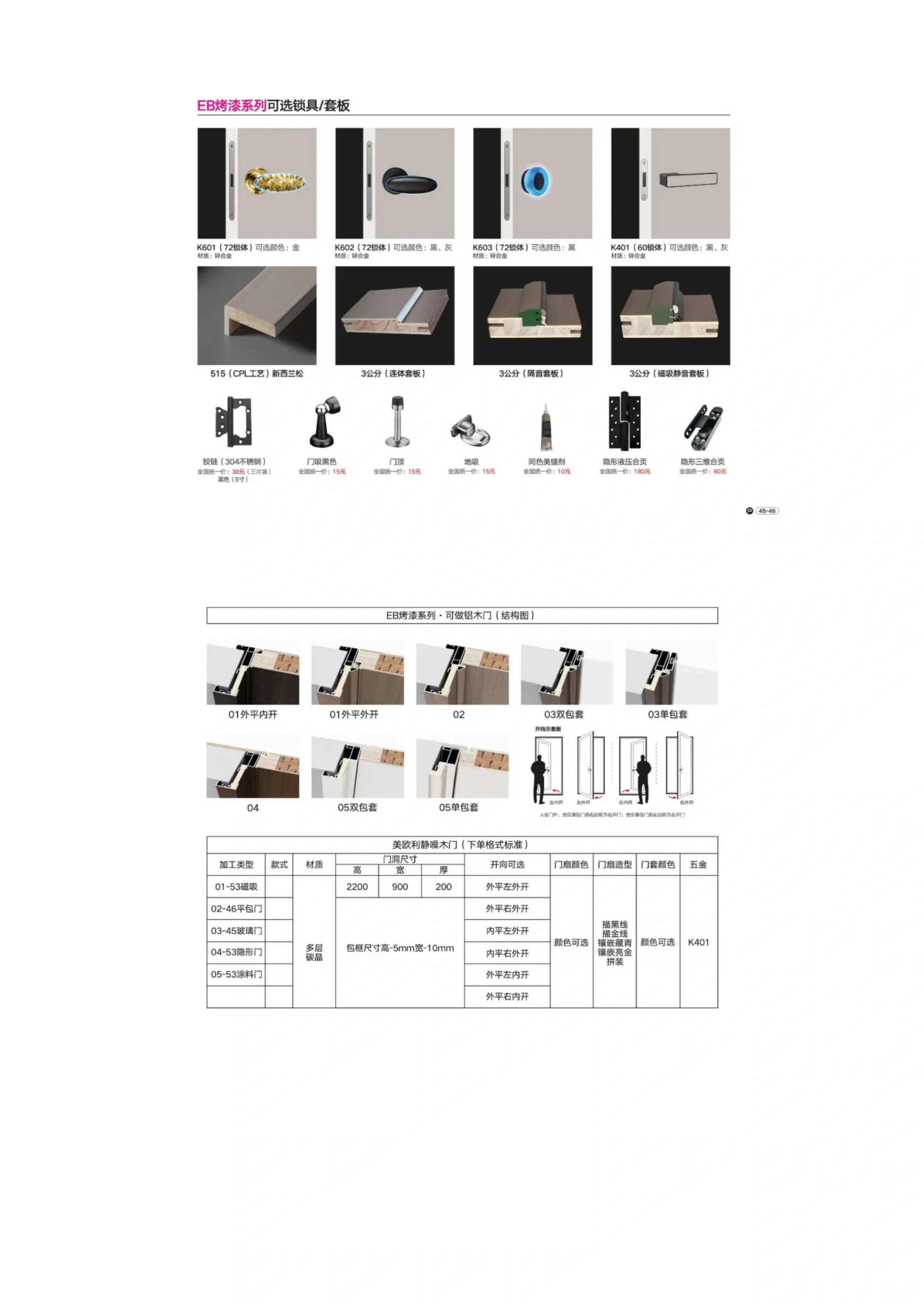 Paint-free timber door catalogue page 24
